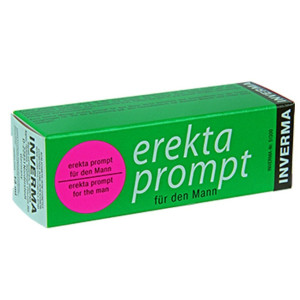 Krem pobudzający penisa - Erekta prompt 13 ml - twardy penis i lepsza erekcja - Inverna