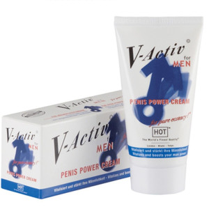 Krem wzmacniający erekcję i ukrwienie penisa - V-Activ PENIS POWER 50 ml - od Hot