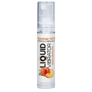 Liquid Vibrator Peach 10ml Lubrykant żel na bazie wody o smaku Brzoskwini