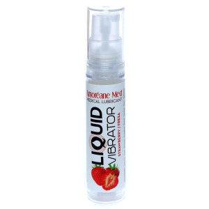 Liquid Vibrator Strawberry 10 ml Lubrykant żel o smaku truskawkowym