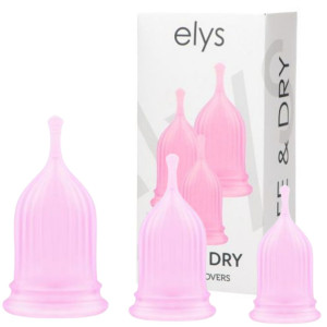 Różowe Kubeczki menstruacyjne - różne rozmiary - 3 szt. - Silikonowe - Elys