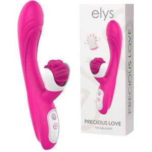 Toyz4Lovers Rabbit Precious Love Wibrator z Króliczkiem, USB Różowy