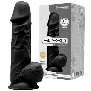 CNEX S.D Model 4 ( 8.5" ) Realistyczne dildo z przysawką, Czarne
