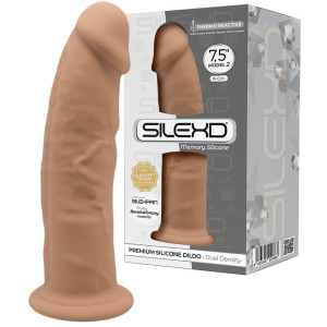 SD. Model 2 (7'5'') ZM01 Realistyczne dildo z przyssawką, Cieliste Silikonowe