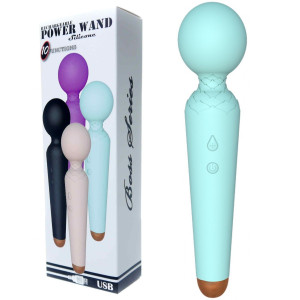 Boss Series Klasyczny masażer Wand, USB Niebieski