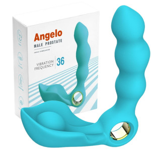 Boss Series Angelo Male Prostate Triple Masażer prostaty ze stymulacją jąder, USB