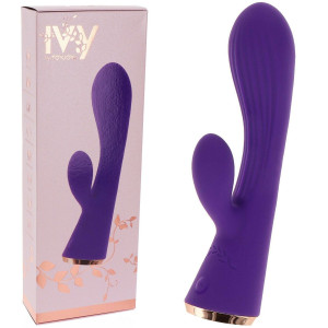 Fioletowy wibrator dopochwowy Iris silikonowy 17,5 cm stymulujący punkt g ToyJoy
