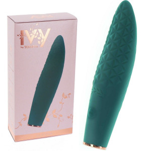 Wibrator łechtaczkowy Alyssa silikonowy zielony 3,5 cm dyskretny wodoodporny ToyJoy