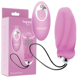 Toy Joy You Crack Me Up Wibrujące jajeczko z funkcją rotacji na pilota, USB Różowe