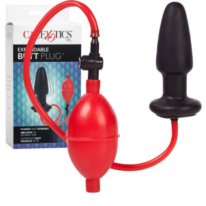 Calexotics EXPANDABLE BUTT PLUG Pompowany korek analny, Czarny