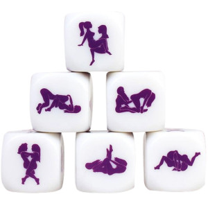 LESBIAN KAMASUTRA DIE 25 MM - Kostka do gry z pozycjami - 1 szt. - Secret Play