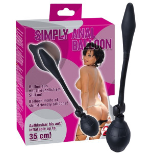 You2Toys Simply Anal Balloon Pompowany balon analny, Czarny