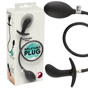 You2Toys Inflatable Plug Pompowany korek analny, Czarny