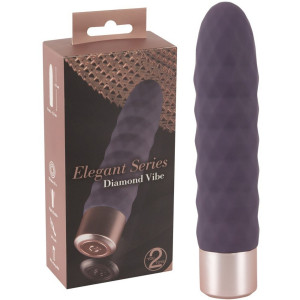 You2Toys Elegant Diamond Klasyczny wibrator, USB Fioletowy