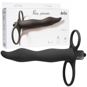 Lola Toys Samonośny Strap - on Pure Passion Flirtini, Czarny