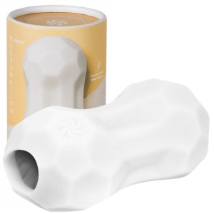 Marshmallow Dreamy White Masturbator z wypustkami, Biały