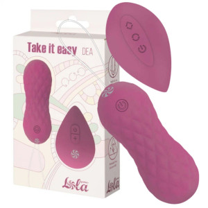 Lola Toys  Take it Easy Dea Wibrujące jajeczko na pilota, USB Czerwone