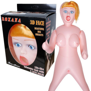ROXANA 3D - Realistyczna damska lalka miłości, Cielista