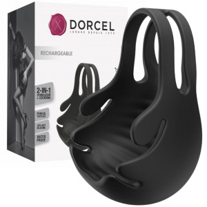 Stymulator jąder i penisa z wibracjami - FUN BAG - USB Czarny - Dorcel