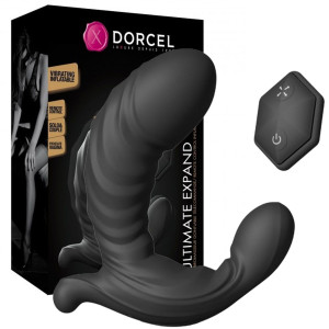 Dorcel ULTIMATE EXPAND Pompowany masażer prostaty z wibracjami, USB Czarny