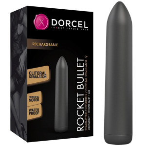 Dorcel ROCKET BULLET - NOIR Klasyczny wibrator - pocisk, Czarny