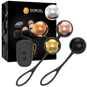 Dorcel TRAINING BALLS Kulki gejszy z wibracjami - wymienne, USB