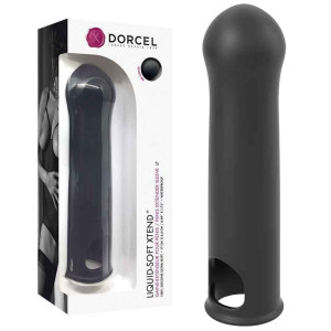 Dorcel LIQUID-SOFT XTEND Nakładka na penisa, Czarna Silikonowa