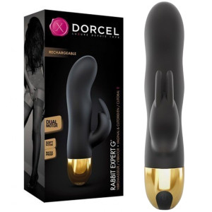 Dorcel RABBIT EXPERT G Wibrator z króliczkiem, USB Czarny