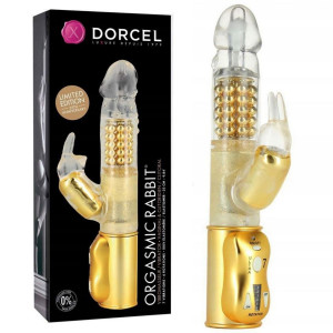 Złoty wibrator dopochwowy Orgasmic tpr złota 25,0 cm stymulujący punkt g Marc Dorcel