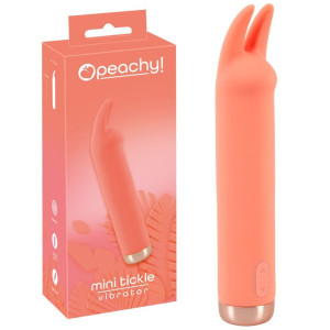 Peachy Mini Tickle Vibrator - Stymulator łechtaczki z uszkami, USB