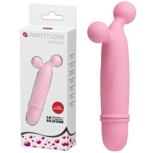PRETTY LOVE - Goddard Pink Wibrator, Różowy Silikonowy