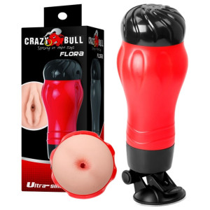 FLORA - Masturbator realistyczny w pojemniku - anal, Cielisty