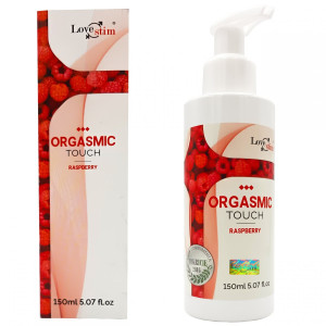 Żel do masażu erotycznego - ORGASMIC TOUCH 150 ml - malinowy - LoveStim