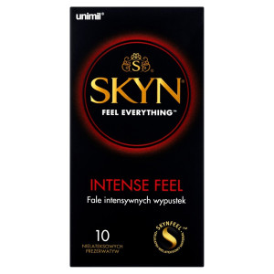 Prezerwatywy lateksowe - SKYN INTENSE FEEL - 10 sztuk - ultracienkie - UNIMIL