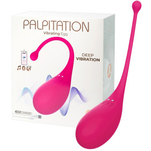 CNEX Palpitation Fuchsia (huevo vibrador + app) Wibrujące jajeczko, USB Różowe