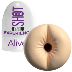 Alive -Anal Mini Masturbator w pojemniku - anal, TPE Cielisty