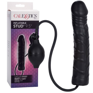 Calexotics INFLATABLE STUD 9,5' Pompowany korek analny - realistyczny, Czarny