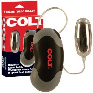 COLT XTREME TURBO BULLET METAL Wibrujące jajeczko na pilota