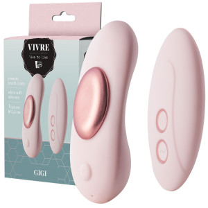 Dream Toys VIVRE PANTY VIBE GIGI Wibrujący stymulator do majtek, USB Różowy
