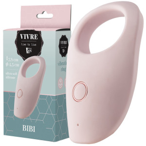 Dream Toys VIVRE COCKRING BIBI Wibrujący pierścień erekcyjny na USB, Różowy