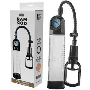 RAMROD DELUXE PENIS PUMP Pompka do penisa ze wskaźnikiem