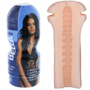Dream Toys THE GIRL NEXT DOOR BELLA Masturbator z wypustkami, Cielisty