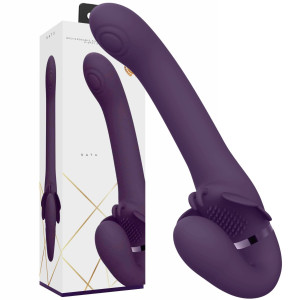 Vive Satu - Wielofunkcyjny wibrator - USB Fioletowy