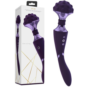Shots Shiatsu Bendable Massager Wand, Fioletowy