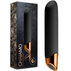 Rocks off Chaiamo Black Elegancki klasyczny wibrator, USB Czarny
