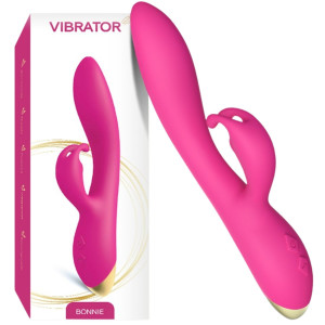 Boss Series Bonnie - Klasyczny wibrator z króliczkiem, USB