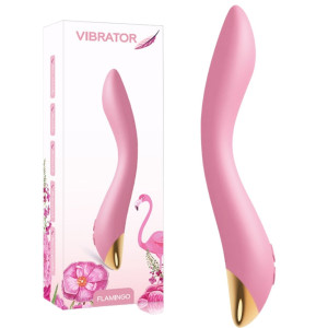Boss Series Flamingo light Wibrator d o punktu G, USB Różowy