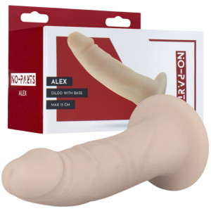 No-Parts - Alex Realistic Dildo 15 cm - Realistyczne dildo, Cieliste Silikonowe