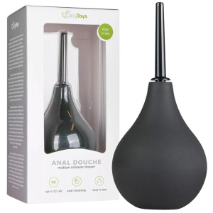 Czarny irygator - Medium - Gruszka do lewatywy - Easy Toys