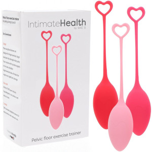 Mae B Pelvic floor exercise trainer - Kulki do ćwiczeń mięśni - 3 szt., Silikonowe